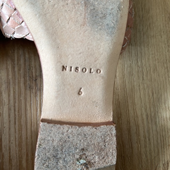 Nisolo Isla Woven slide in desert rose - Picture 3 of 6